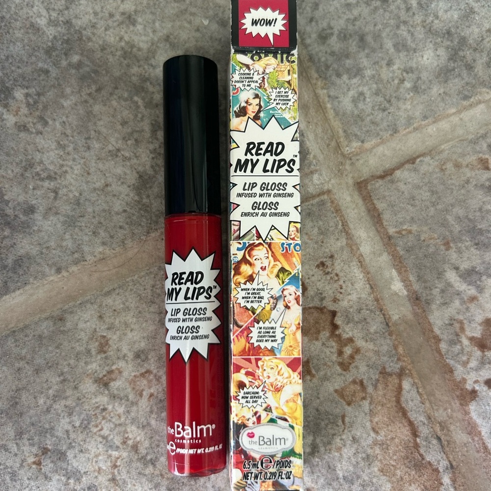 theBalm Read My Lips Lip Gloss - Red